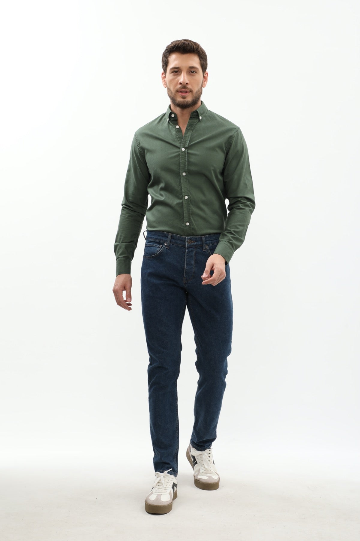 جينز JEANSPRO Slim Fit - رمادي فاتح