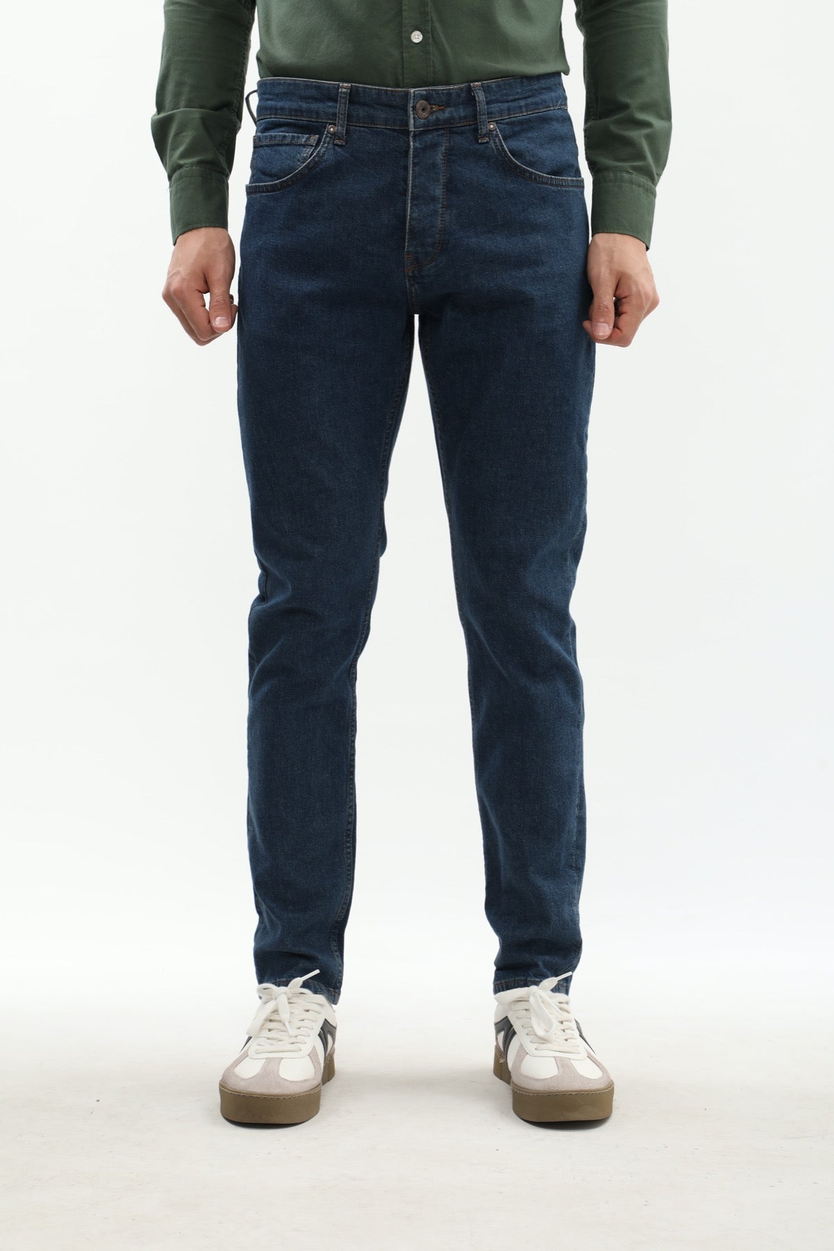 جينز JEANSPRO Slim Fit - رمادي فاتح