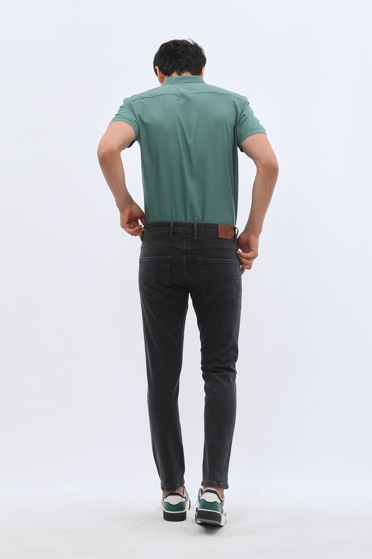 جينز JEANSPRO Slim Fit - رمادي غامق