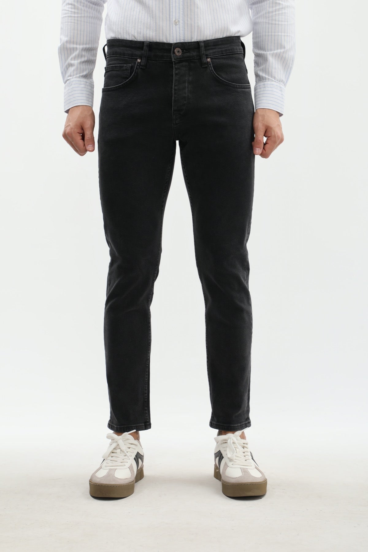 جينز JEANSPRO Slim Fit - رمادي فاتح