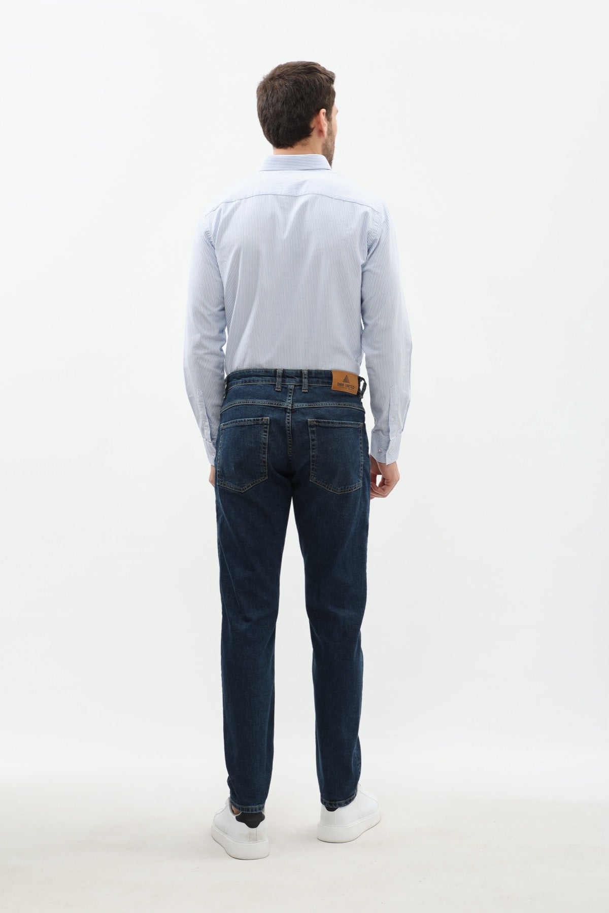 بنطلون جينز DNM UNITED Slim Fit - أزرق باهت عتيق