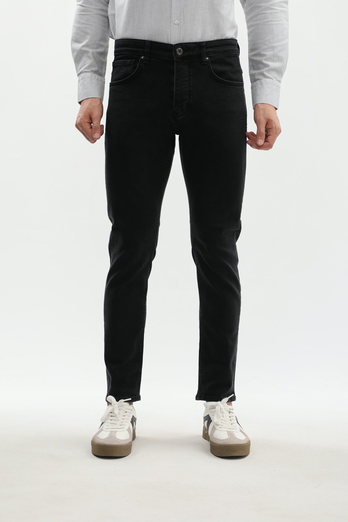 جينز JEANSPRO Slim Fit - رمادي فاتح