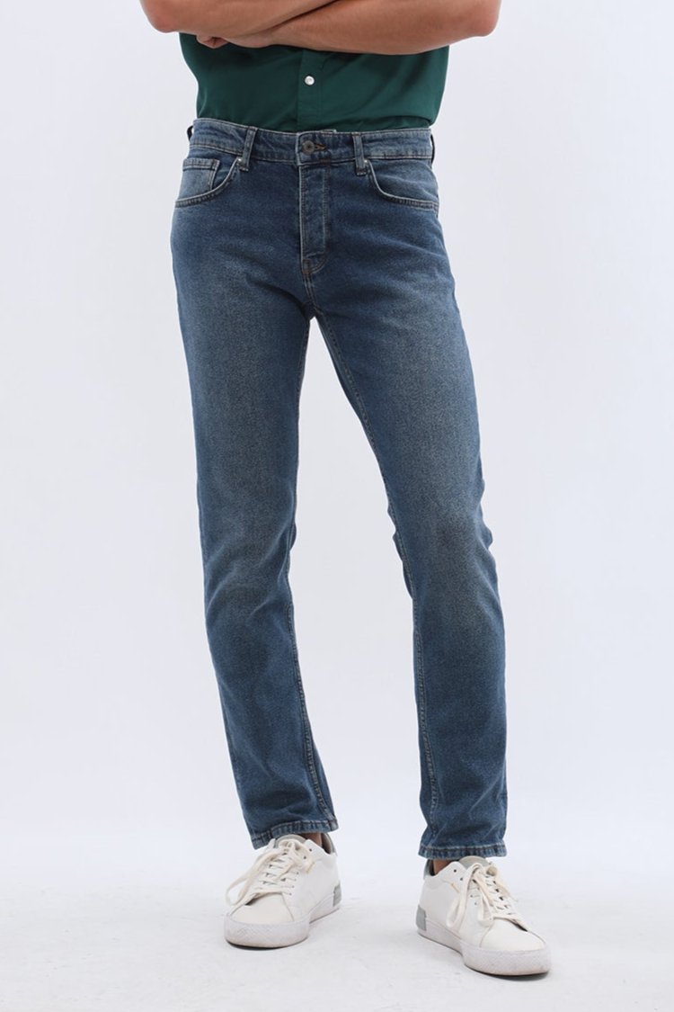 بنطلون جينز JEANSPRO Slim Fit - أزرق داكن