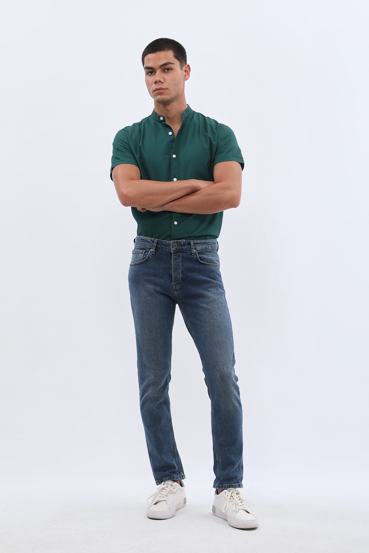 بنطلون جينز JEANSPRO Slim Fit - أزرق داكن