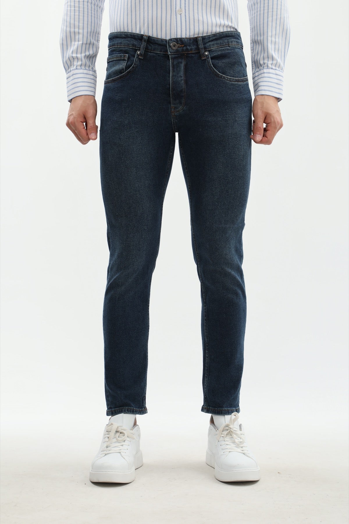 جينز JEANSPRO Slim Fit - رمادي فاتح