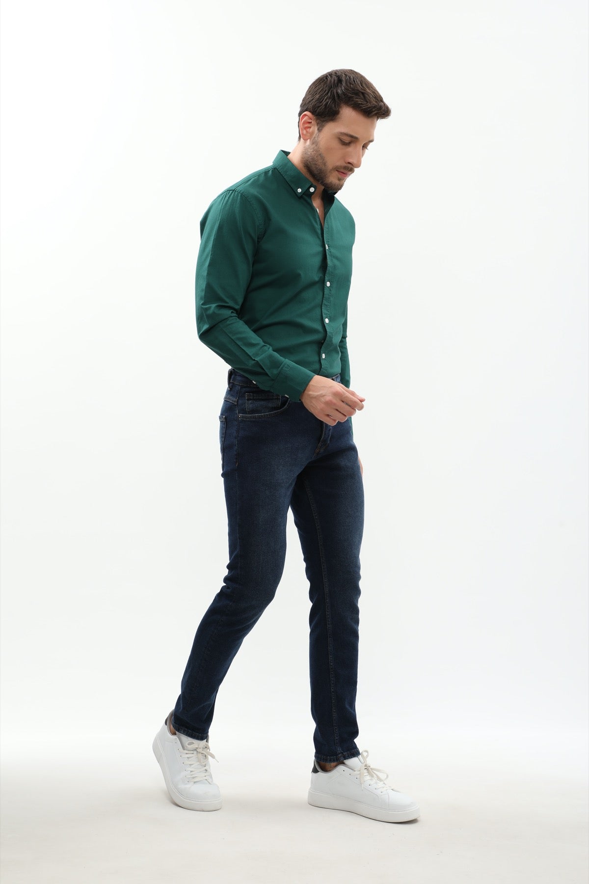 جينز JEANSPRO Slim Fit - رمادي فاتح