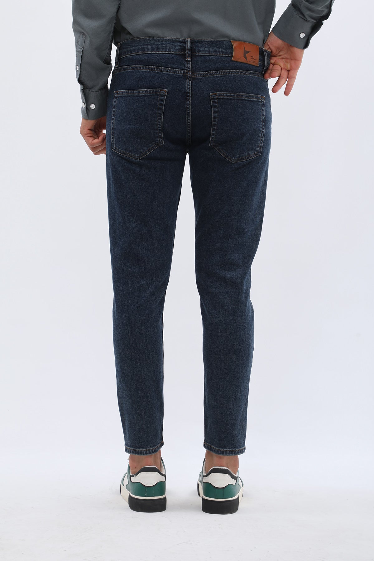 JEANSPRO Boyfriend Slim Jeans - Charcoal Blue